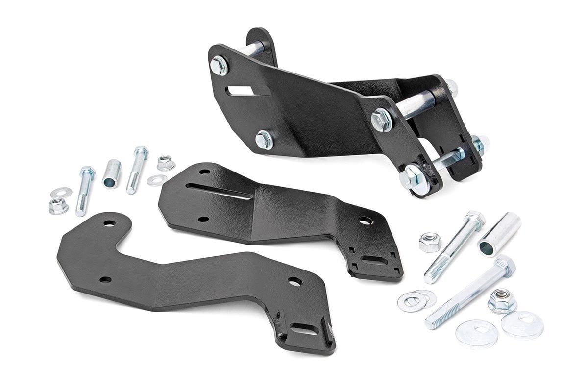 Jeep Wrangler Control Arm Relocation Kit - Front - Rough Country - '07-'17